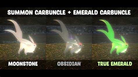 carbuncle ffbe|ffxiv obsidian carbuncle.